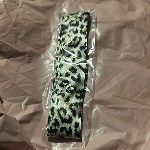 Brown and Black Animal Print Scarf Wrap